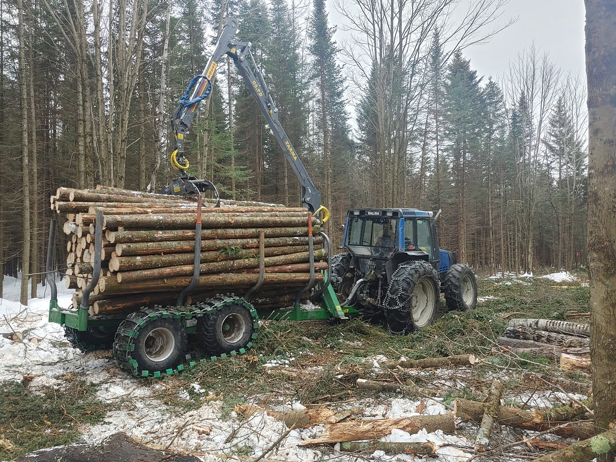 RRF40TL – Fendeuse à bois cinétique de 40 tonnes - Vallee Forestry Equipment